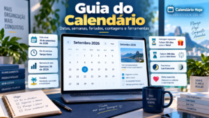 Guia Completo do Calendário: Datas, Semanas, Feriados e Contagens